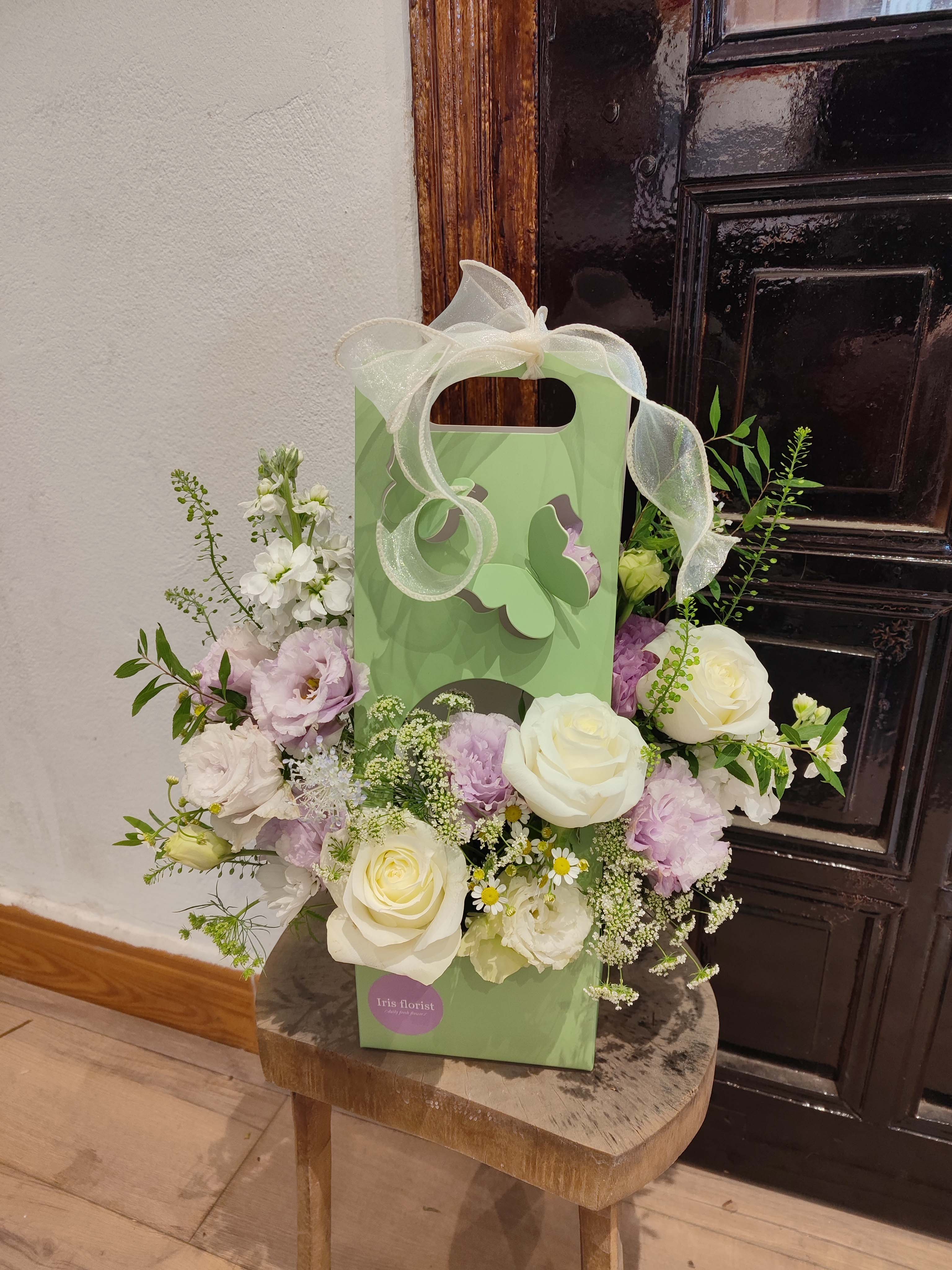 Túi hoa bướm nhỏ xinh tone Tím - Size S