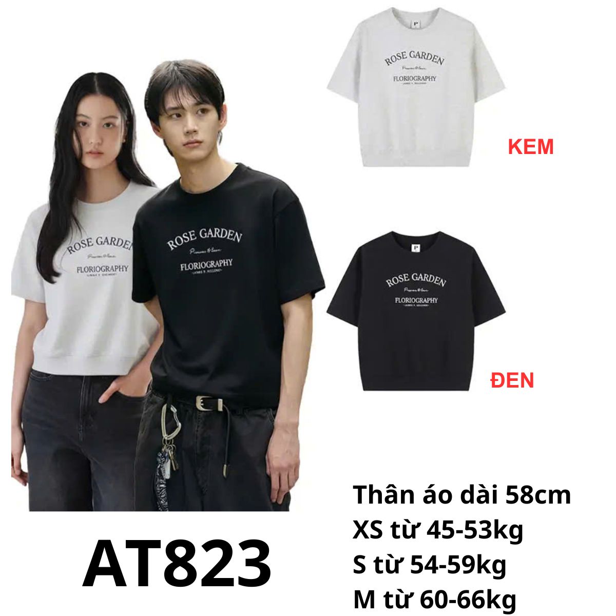 AT823- ÁO THUN CROP