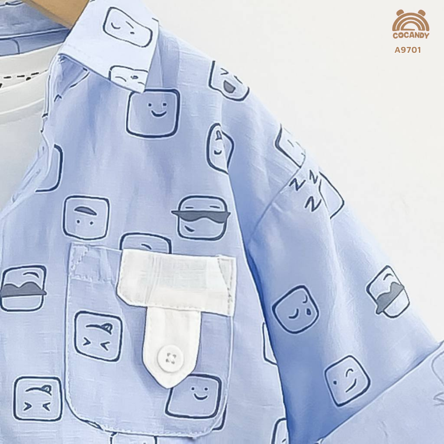 Áo dài XANH sơ mi họa tiết icon_thumbnail_4