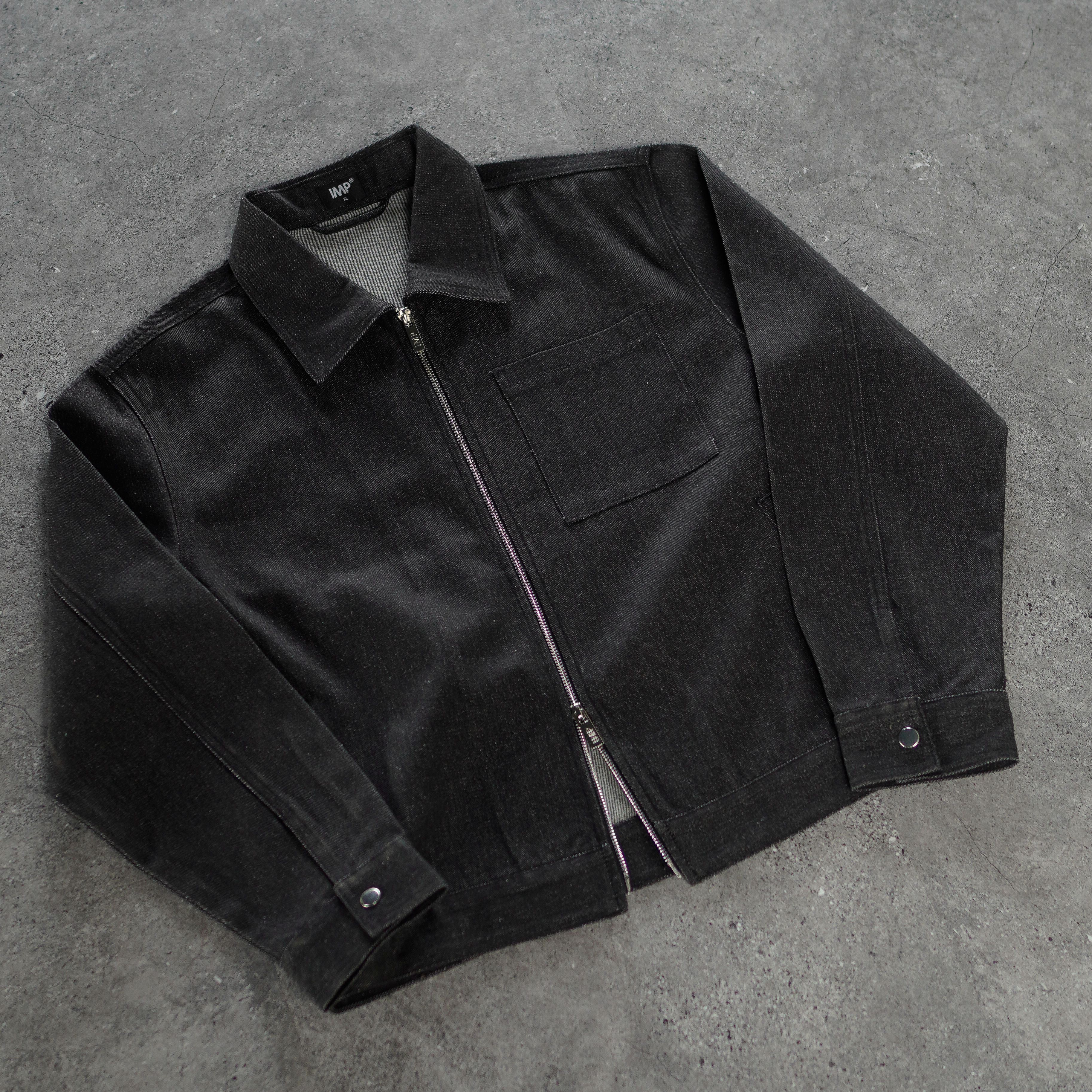 IMP - 006 Jacket - Áo khoác Denim Zip Jacket khóa 2 chiều phong cách trẻ trung, thanh lịch Imperfect_thumbnail_4