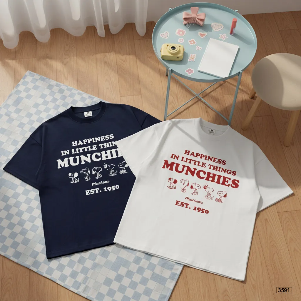 Áo thun boxy unisex in chữ năng động Miucho 3591_thumbnail_7