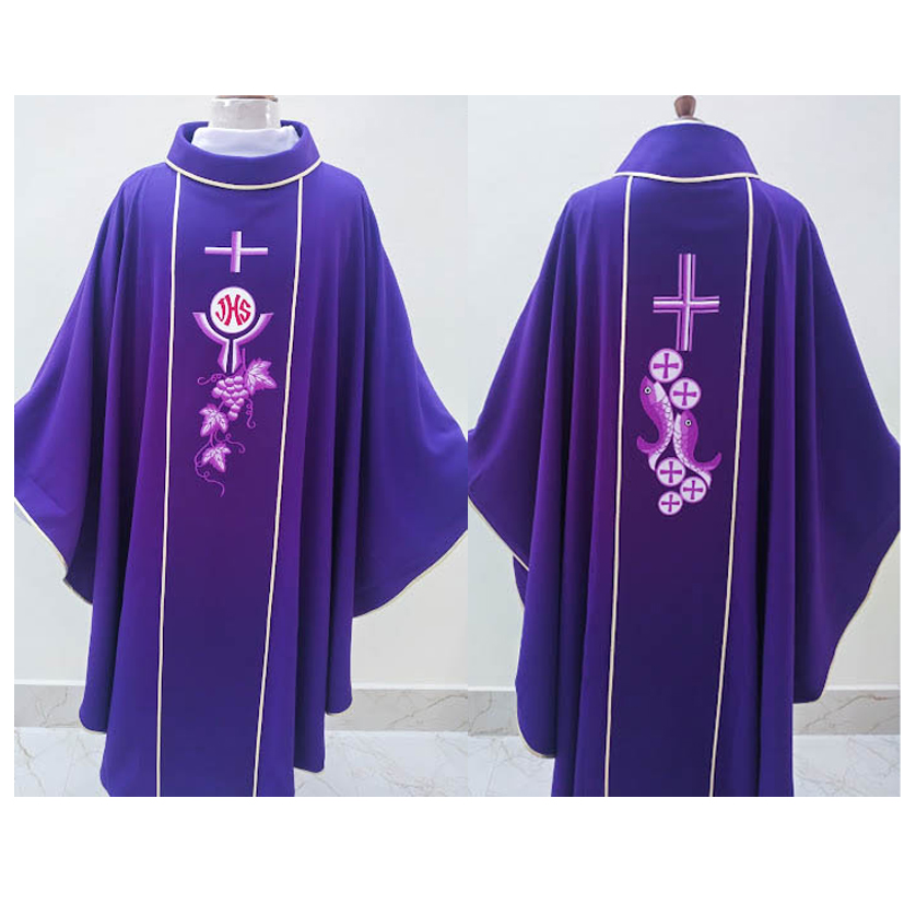 Áo lễ linh mục màu tím - Qùa tặng tân linh mục - Qùa tặng cha xứ