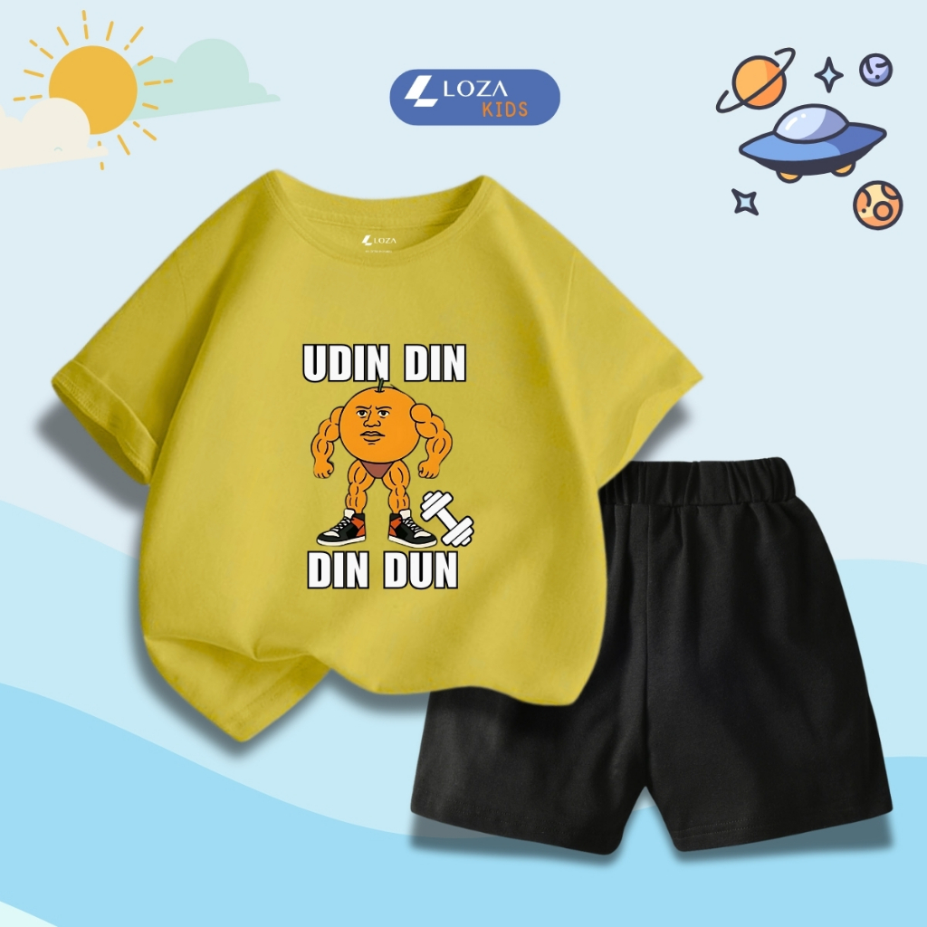Bộ đồ bé trai in hình 'UDIN DIN DIN DUN' - Loza Kids SB414_thumbnail_11