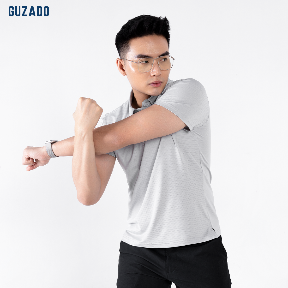 Áo Polo thể thao nam CoolMax-S1 Logo thương hiệu Guzado GPL01_thumbnail_31