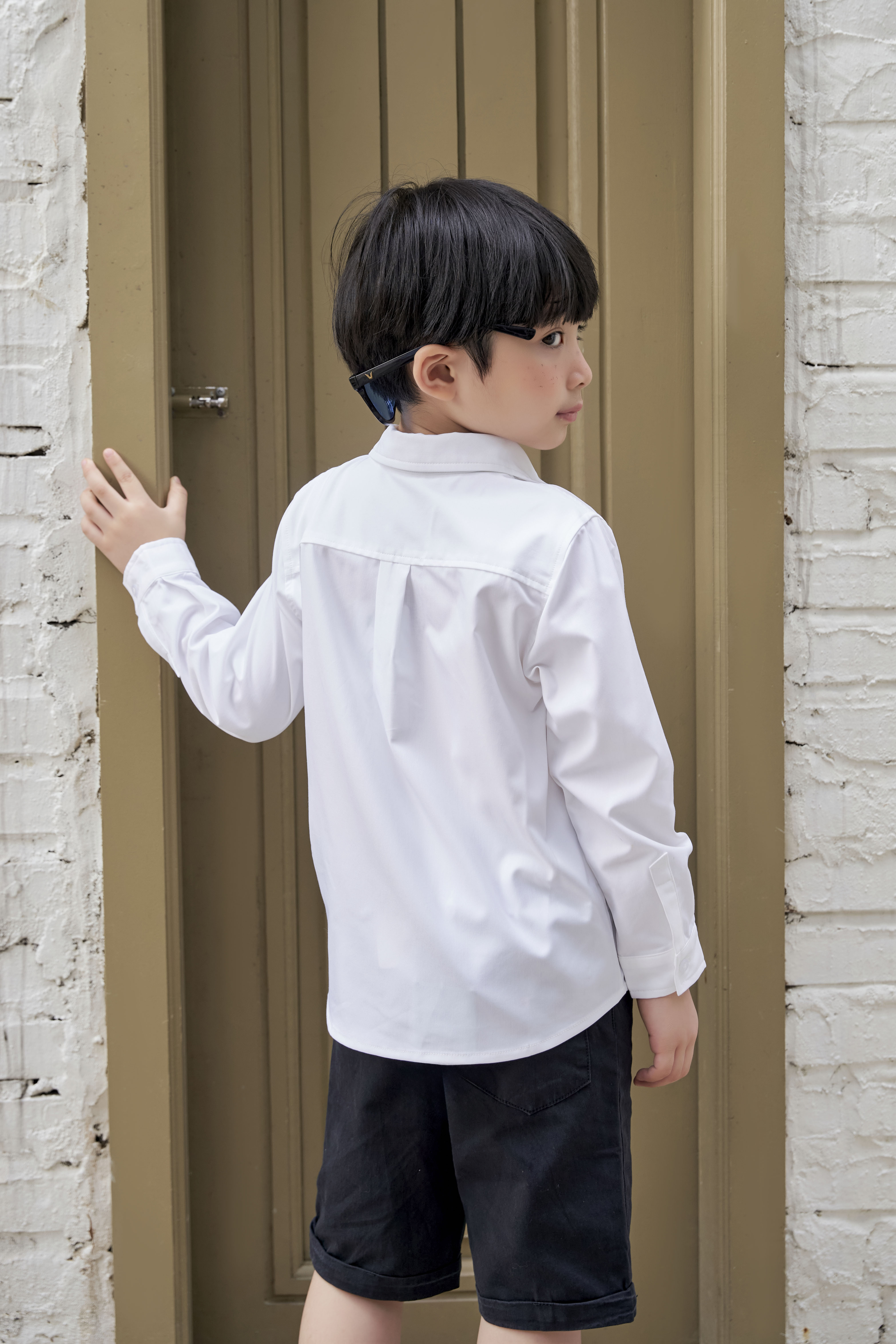 Sơ mi dài tay thêu 