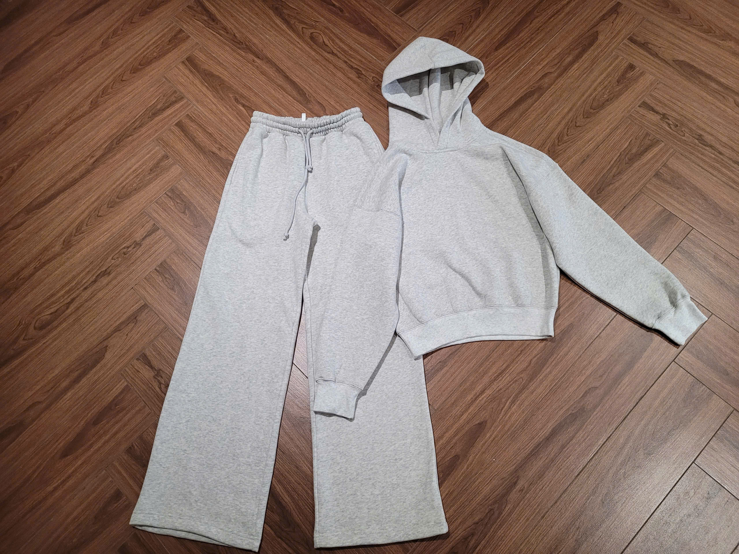 Set hoodie nỉ + quần dài ( XÁM )_thumbnail_8