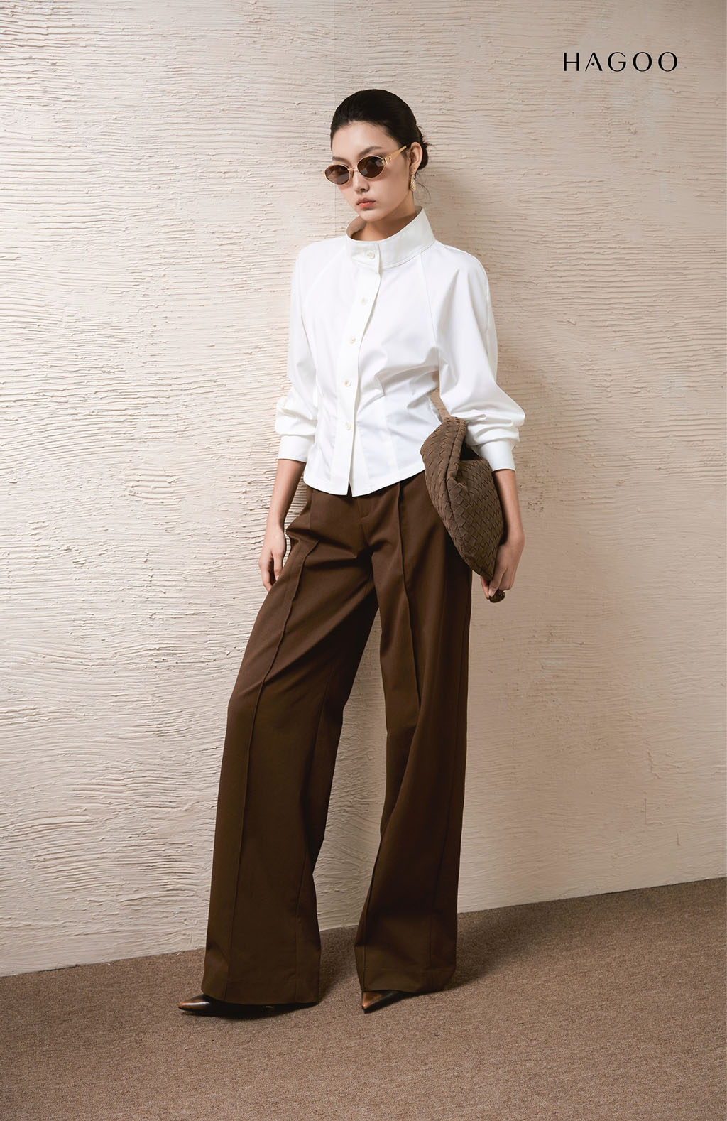 Quần Kaki 2 ly diễu HAGOO