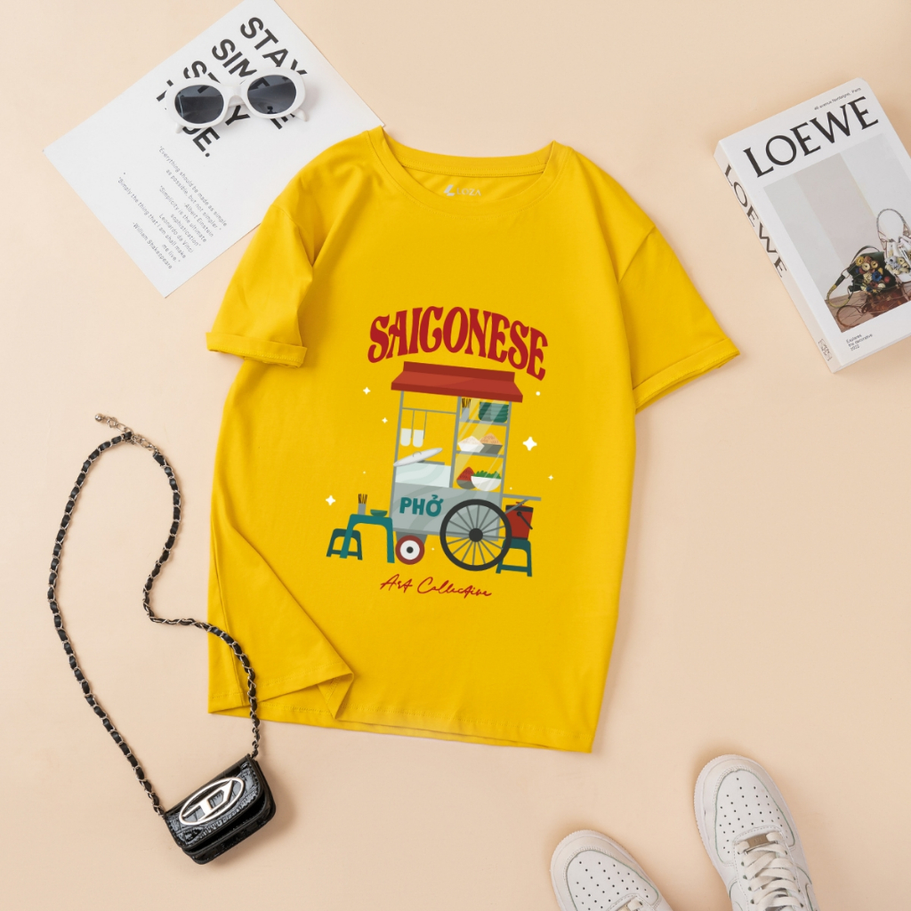 [Form rộng] Áo thun Du Lịch Sài Gòn 2025 - Áo phông nữ thời trang Loza G309_thumbnail_5