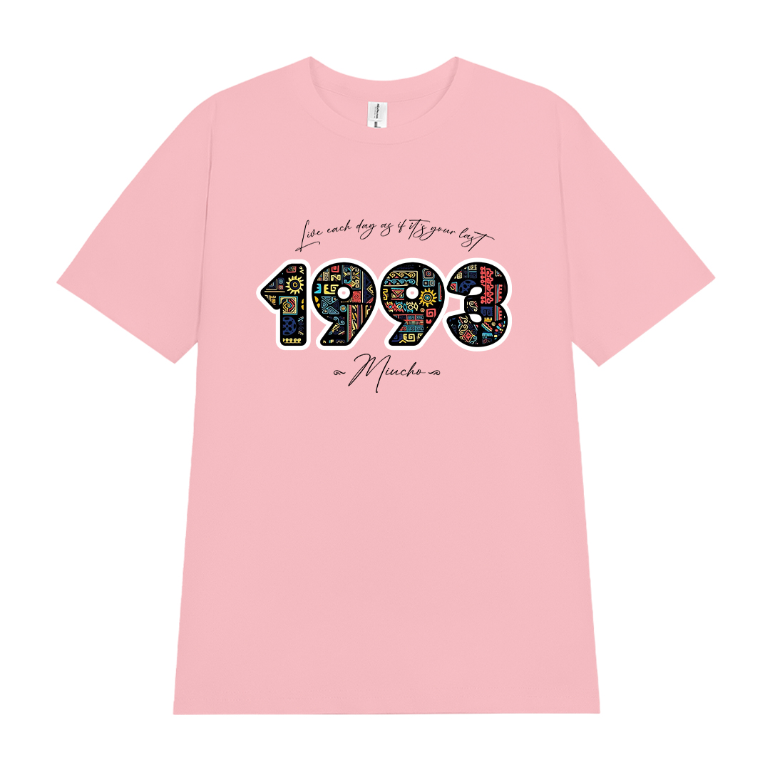 Áo thun nữ in năm sinh 1993 form vừa regular vải cotton 4c thoáng mát ARD1780 Miucho Chic in mix_thumbnail_7