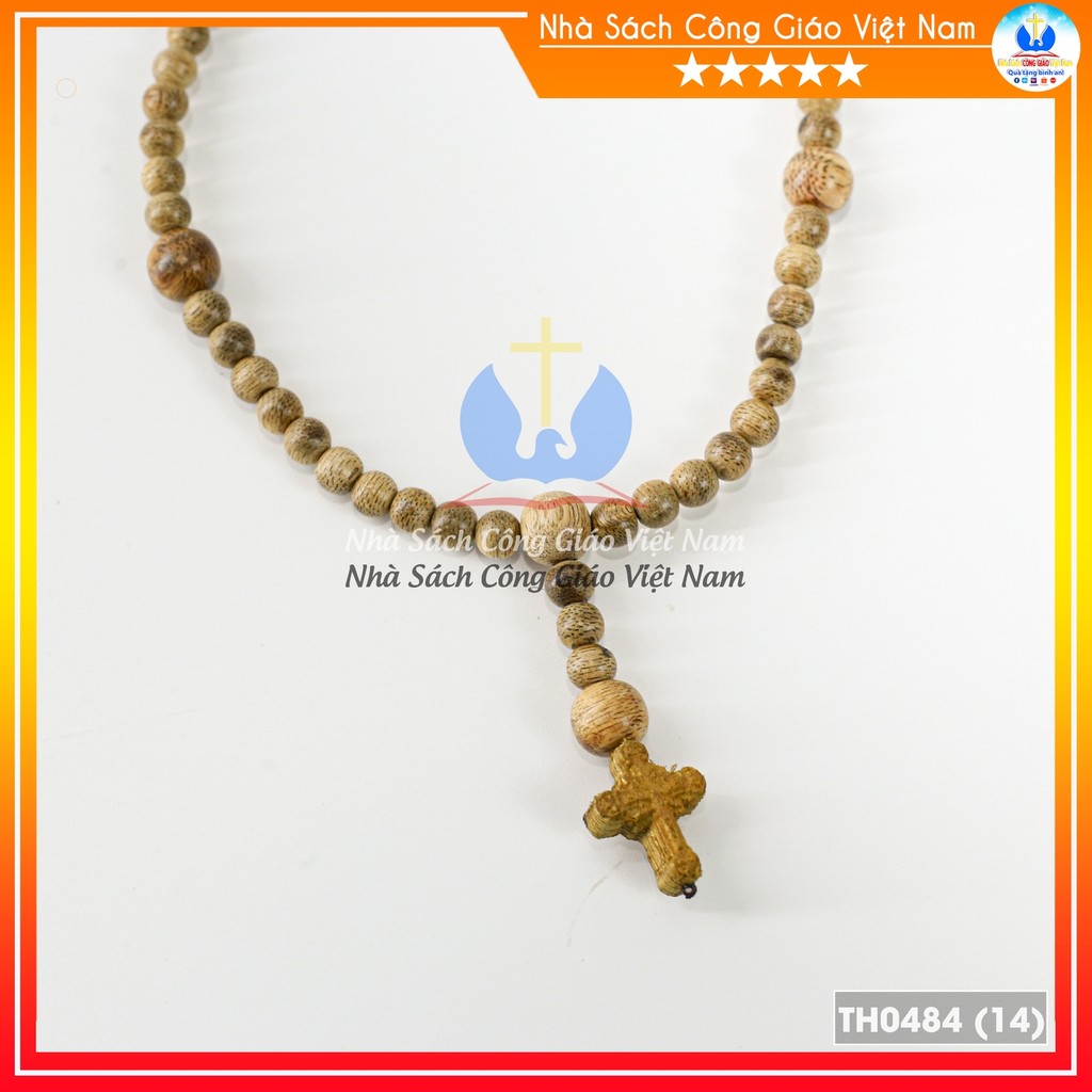 Tràng chuỗi Mân Côi 50 hạt trầm núi tốt già tuổi 8ly mix 10ly NS163 Quà tặng Công Giáo, GIÁNG SINH, sinh nhật - TH0484_thumbnail_5