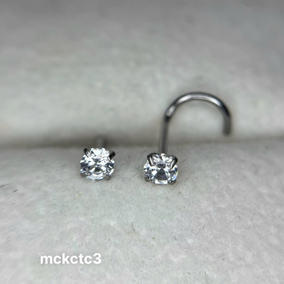 Mũi c kim cương trắng chấu size 3.