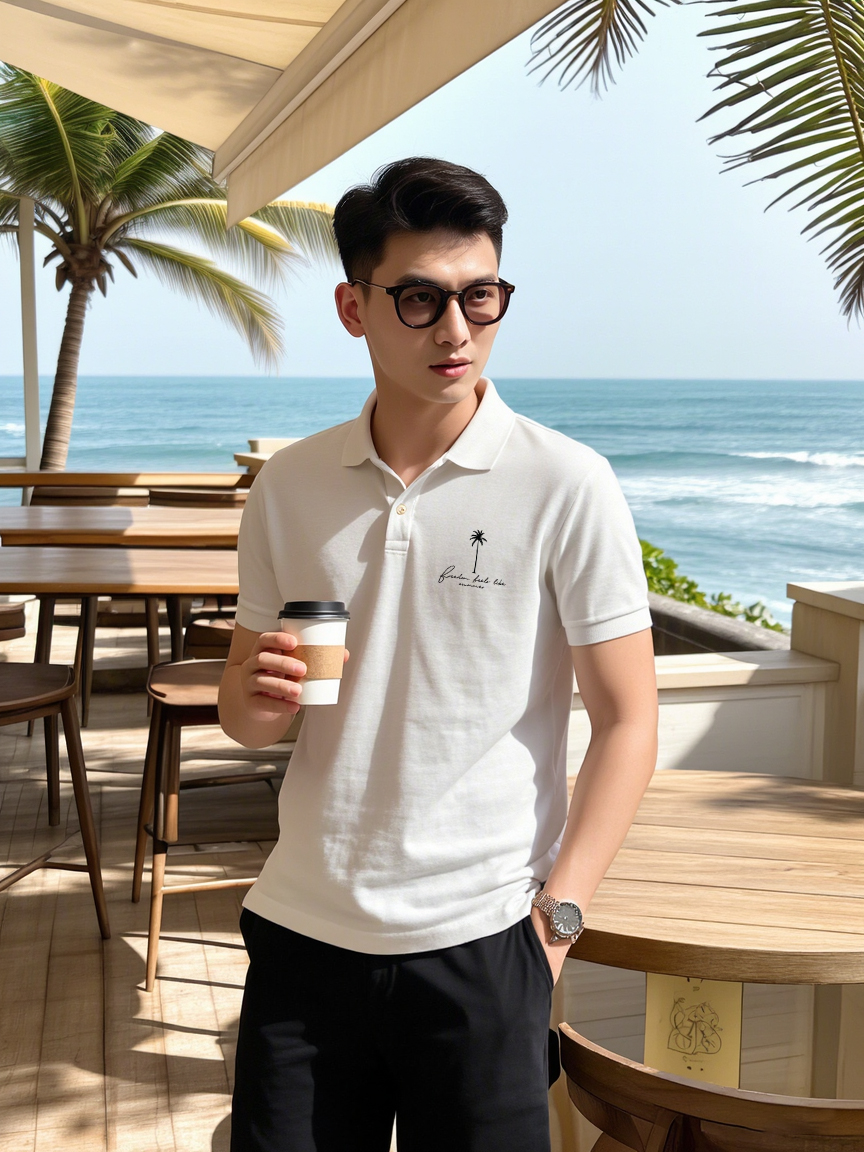 Áo polo nam big size form vừa 2186 Miucho Iconic vải cá sấu polyester co giãn thoáng mát in mix_thumbnail_5