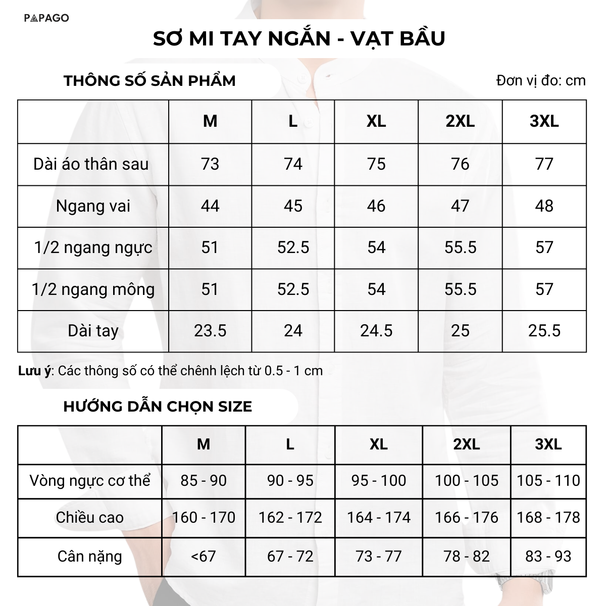 Áo sơ mi Trung niên lai bầu vải xô đũi in họa tiết đơn giản - P24SNHT011_thumbnail_6