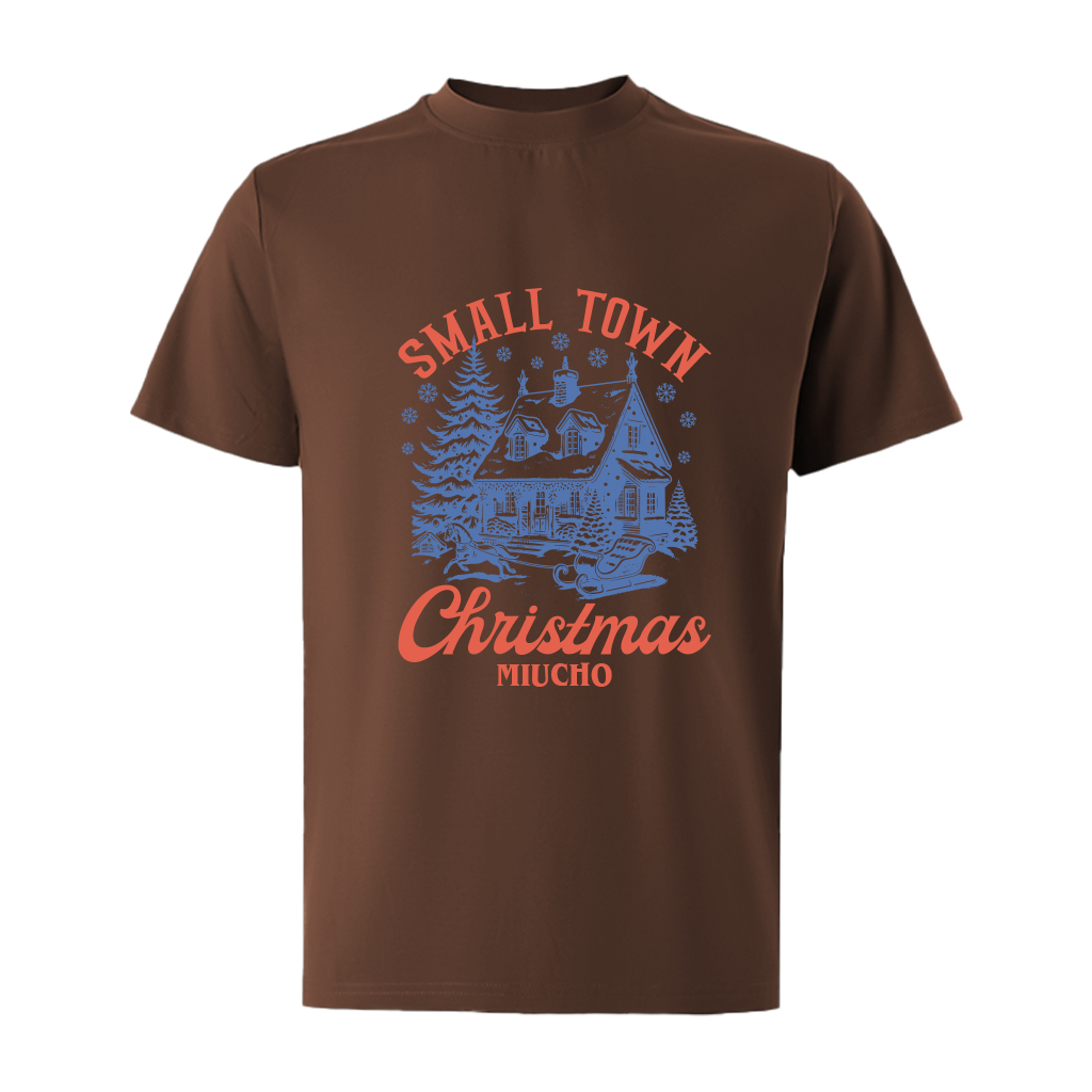 Áo phông nam giáng sinh noel form rộng cổ tròn vải cotton thoáng mát 1793 Miucho Iconic in mix_thumbnail_18