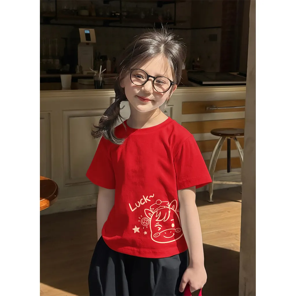 Áo thun bé gái Kado vải cotton thoáng mát hình ngựa hoạt hình đáng yêu 2954_thumbnail_2