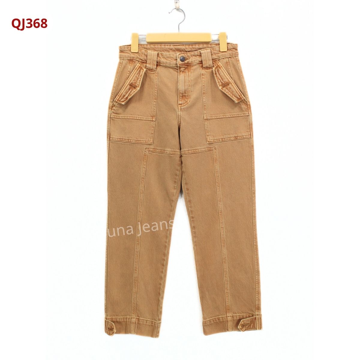 QJ368- Jeans baggy vàng bò_thumbnail_11