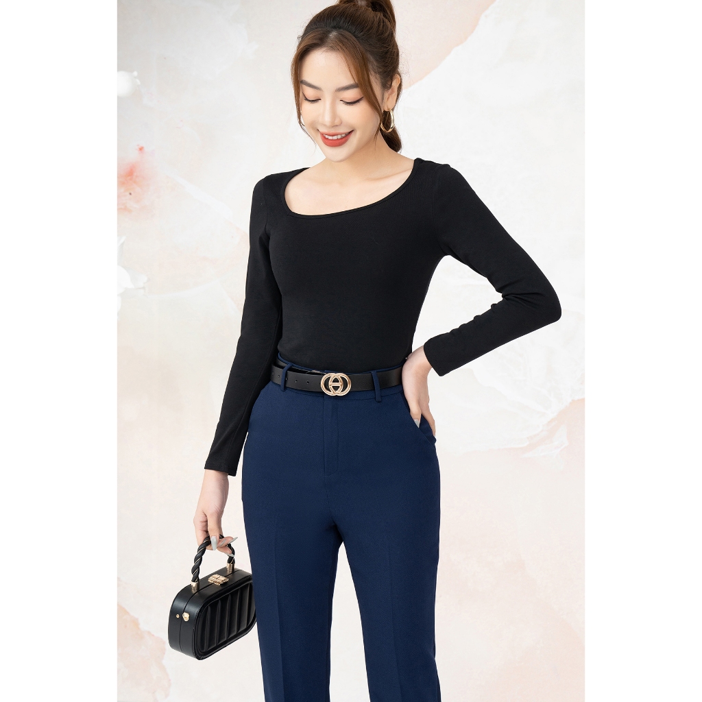 [Form Ôm] Áo thu đông nữ dài tay giữ nhiệt dáng ôm chất liệu borip 4 chiều - Loza G0086_thumbnail_1