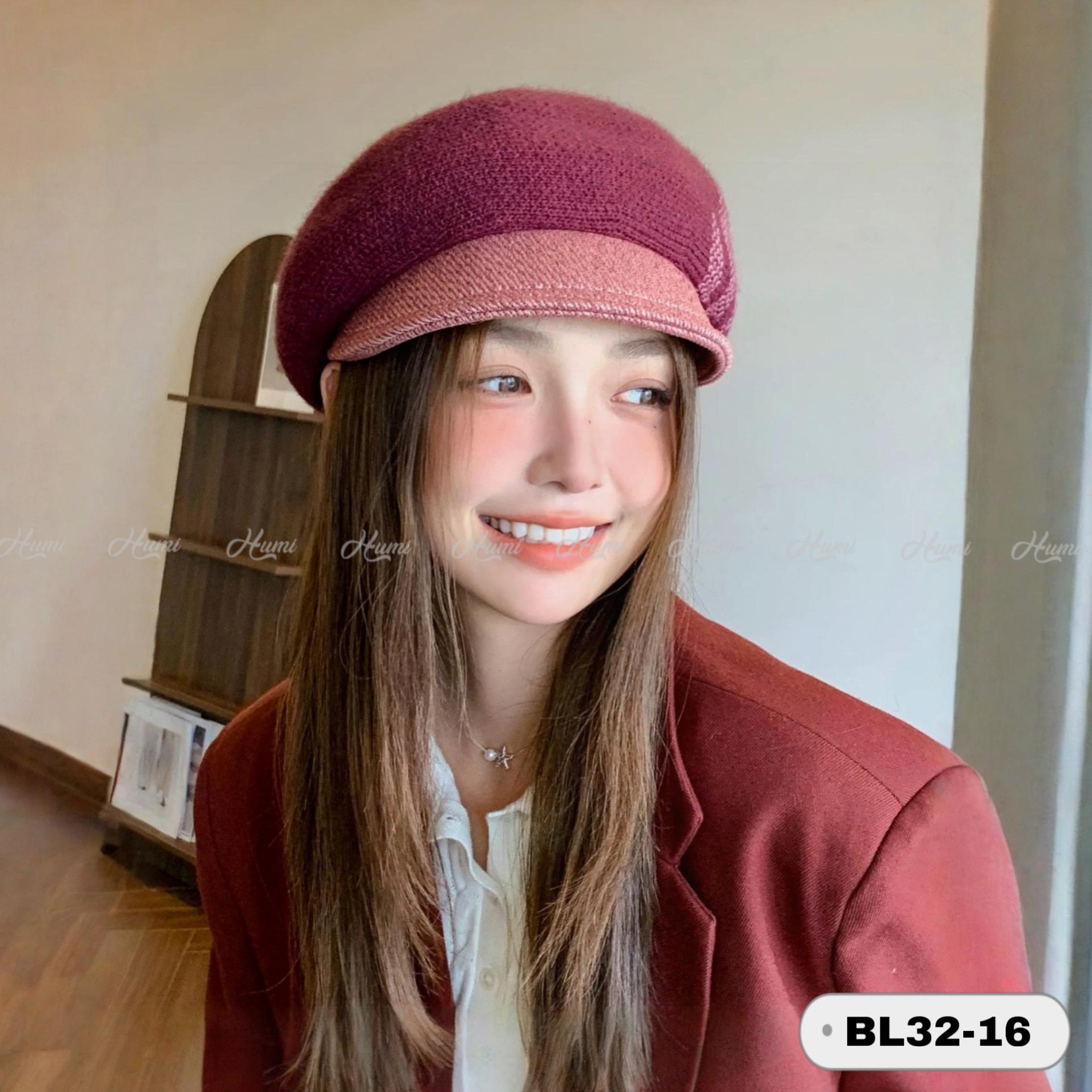 MŨ NỒI LEN (BL32-16 Đỏ Đô)