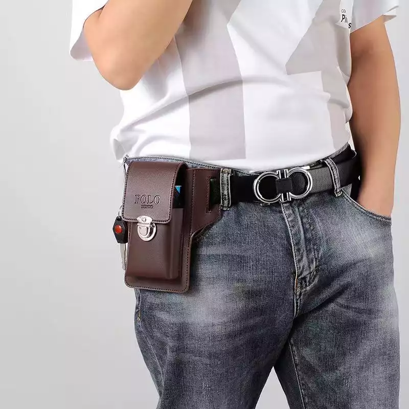 Túi Đựng Điện Thoại Đeo Thắt Lưng Da Mềm Cao Cấp Tiện Lợi Thời Trang_thumbnail_5