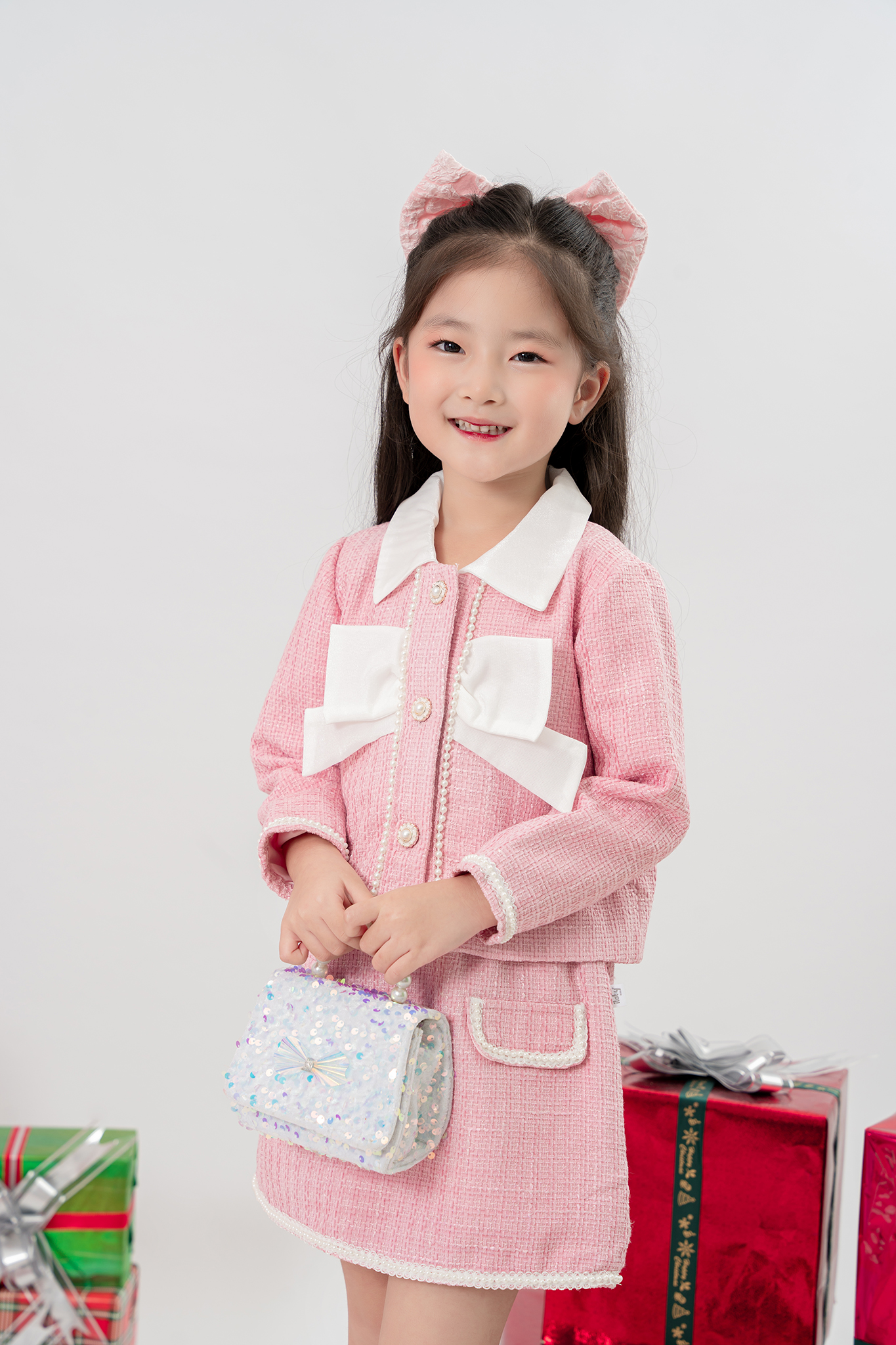 Áo dạ tweed phối nơ ngực_thumbnail_3