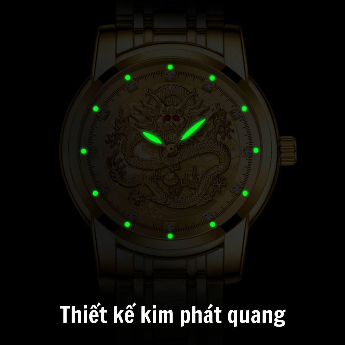 Đồng Hồ Nam Mặt Rồng 3D Mắt Đỏ Dây Hợp Kim Cao Cấp_thumbnail_4