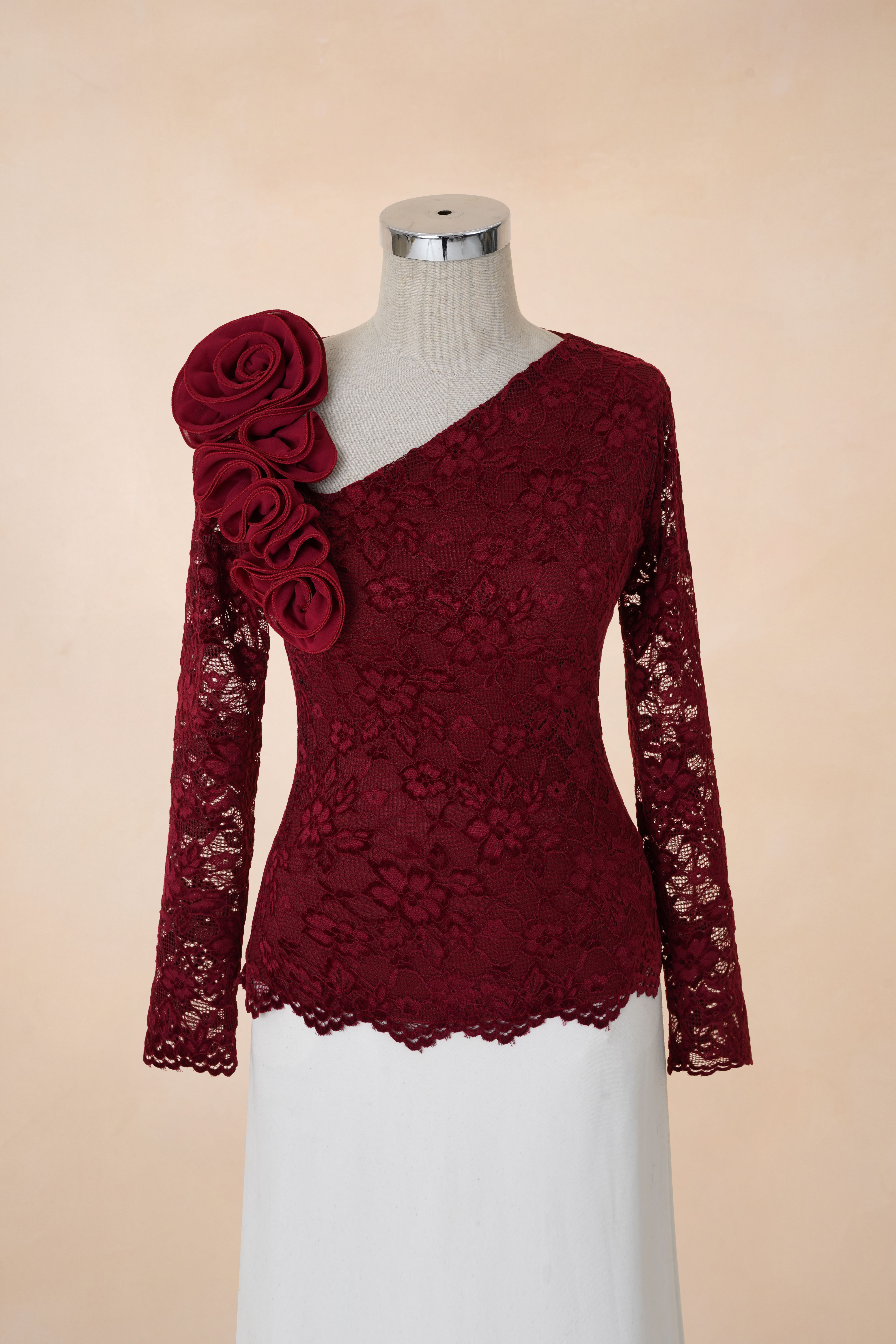 Áo Ren Cổ Lệch Hoa Vai_thumbnail_4