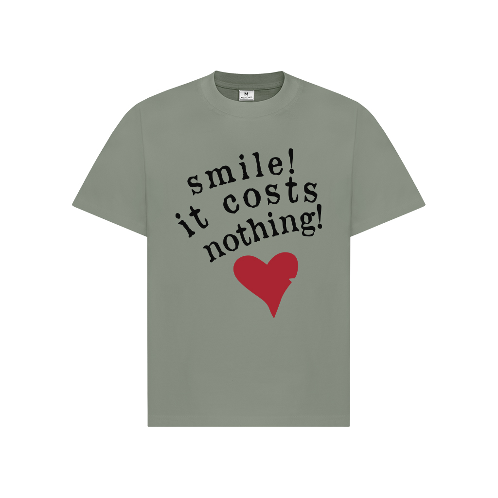 Áo phông đôi nam nữ trái tim form rộng 1967 Miucho Club cổ tròn vải cotton 2c 250gsm in typography_thumbnail_18