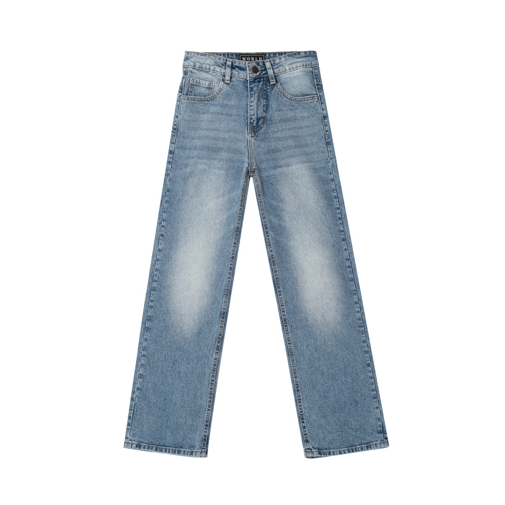 [Mẫu mới] Quần Jeans Nam ống đứng/suông WSS | Straight Fit Jeans_thumbnail_0