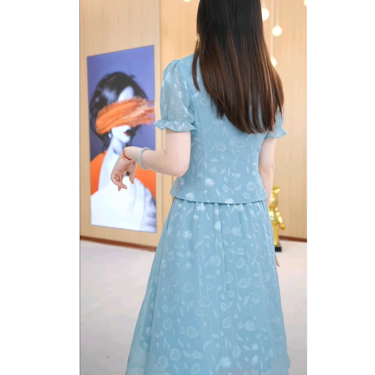 15152-Set áo kèm chân  váy voan màu xanh dương ( voan , lót)_thumbnail_2