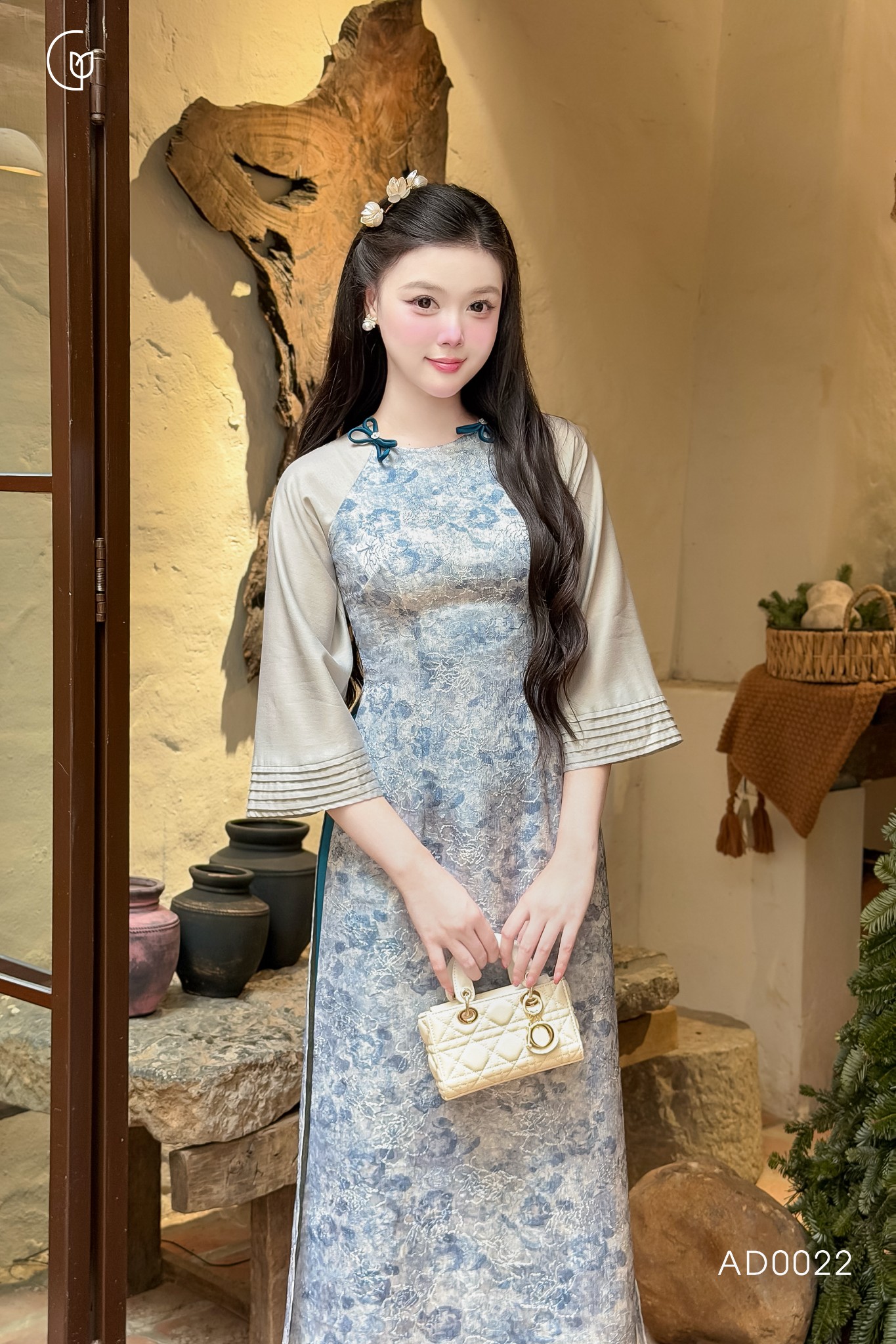 Áo dài cách tân Lam Sương AD0022_thumbnail_2