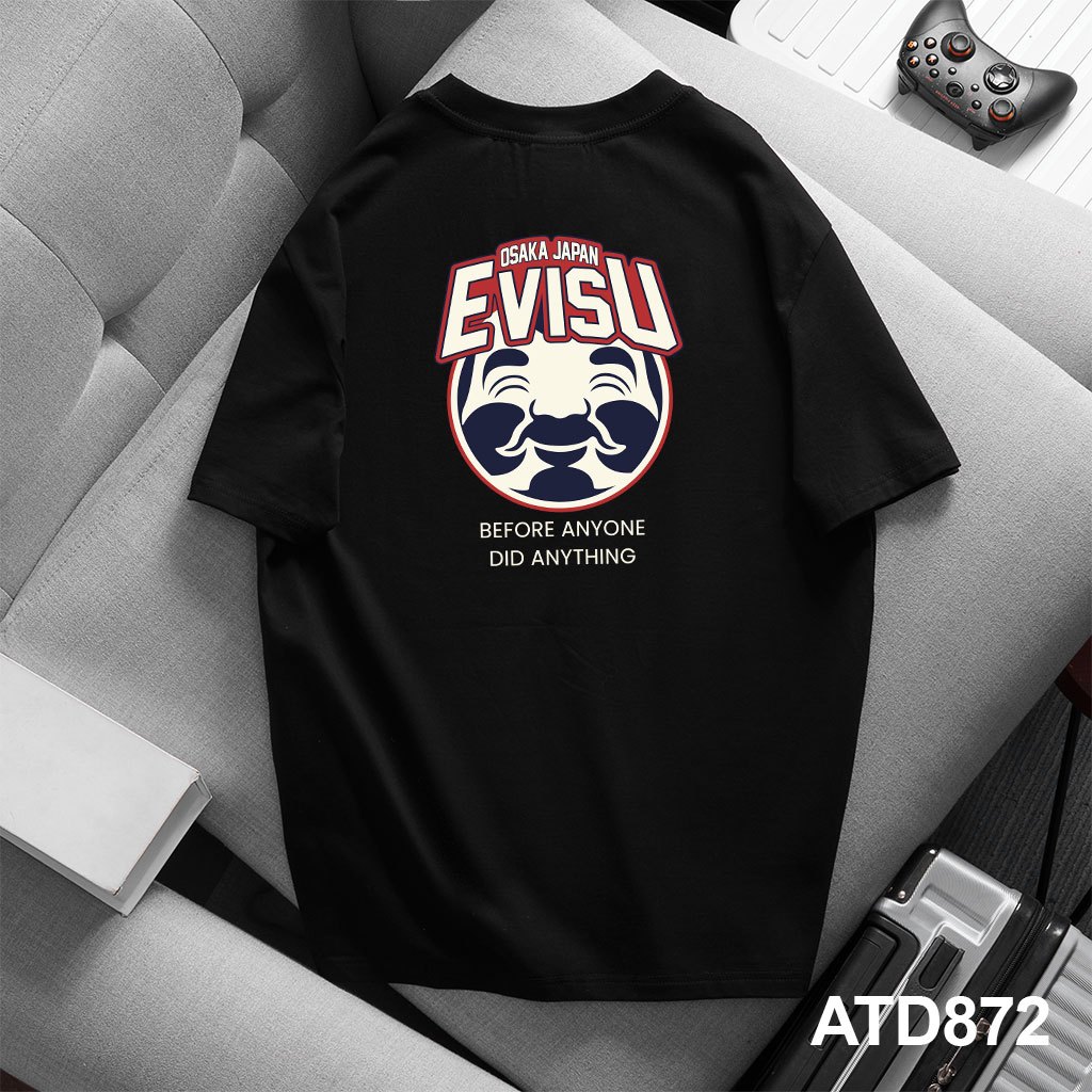 Áo thun Evisu nam form rộng local brand ATD872 Miucho Iconic tay ngắn vải cotton cổ tròn in mix_thumbnail_6
