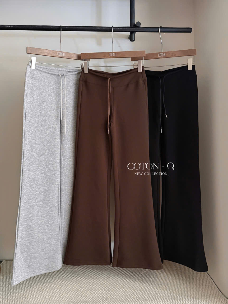 HQ160 - Quần umi loe ( XÁM )