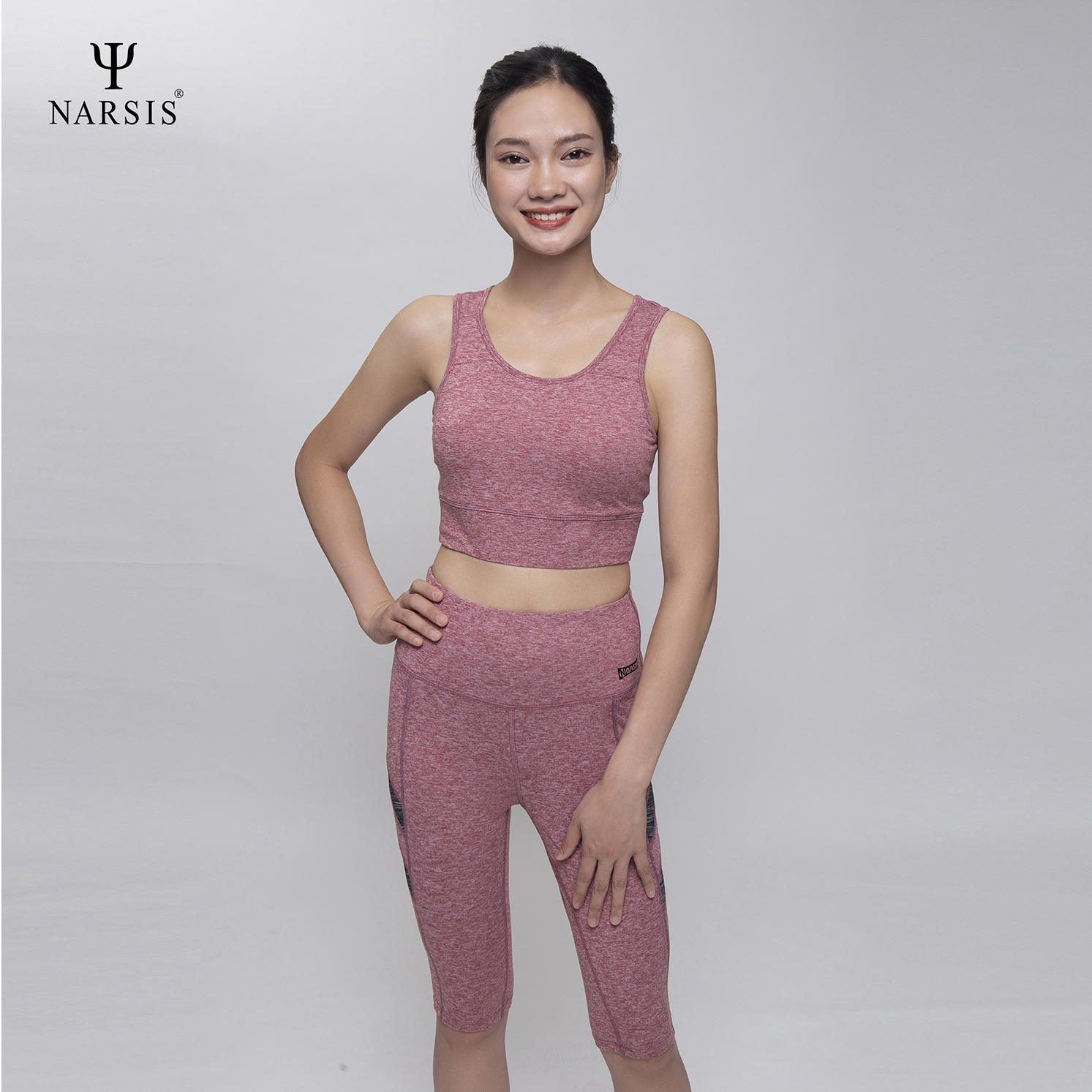 BỘ TẬP NỮ H0001 NARSIS PE NHẸ, THOÁNG KHÍ, THẤM MỒ HÔI, CHẤT LIỆU BỀN, CHỐNG NẮNG_thumbnail_2