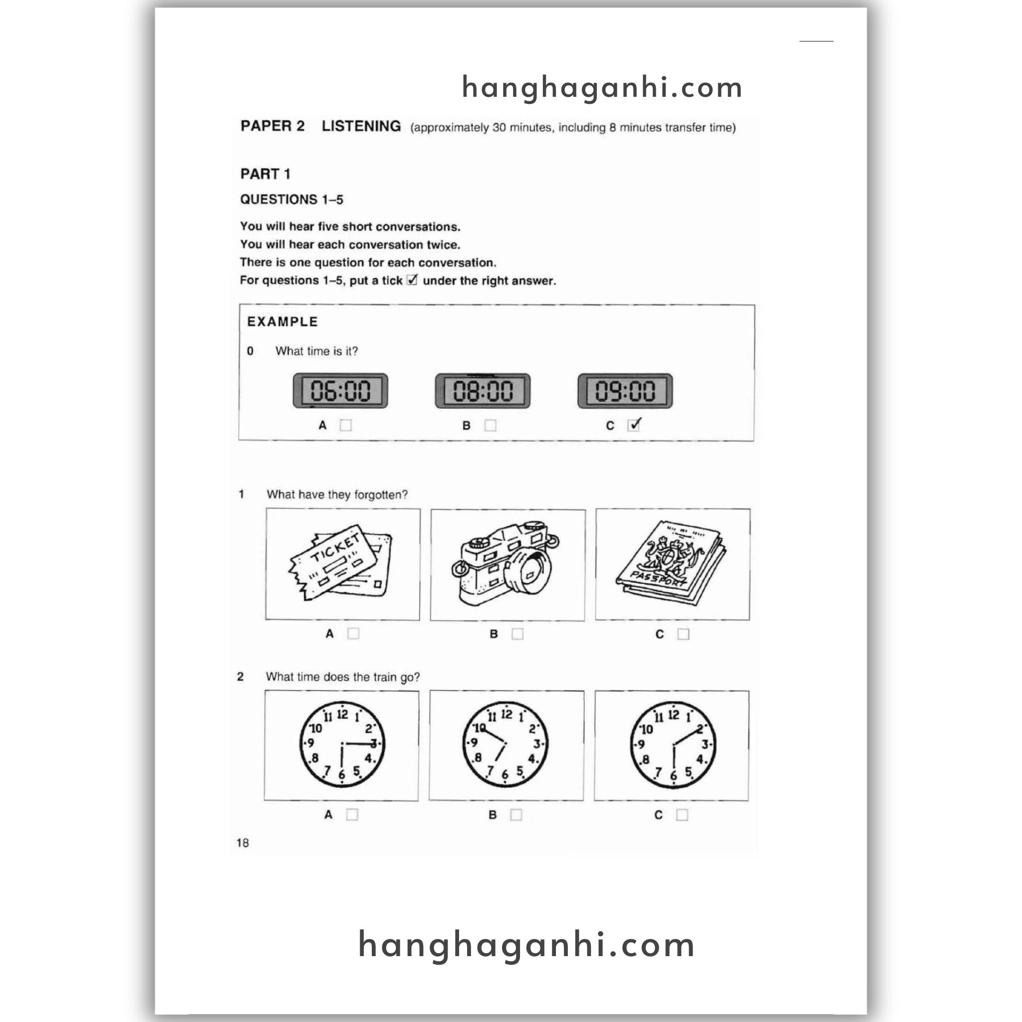 Sách Cambridge Key English Test (Ket) 1 With Answers_thumbnail_4