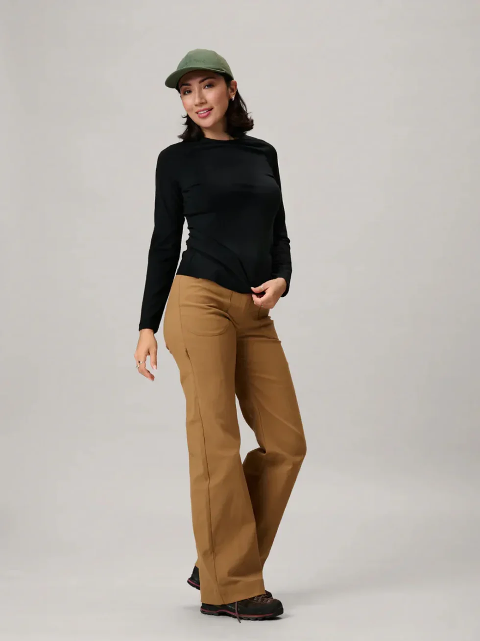 Ingrid merino long sleeve black