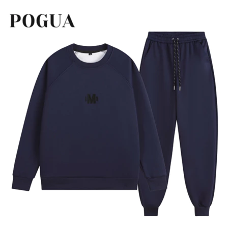 Set Bộ Quần Áo Nỉ Nam Nữ Lót Lông Nhung Dày Dặn Thêu Chữ M_thumbnail_6