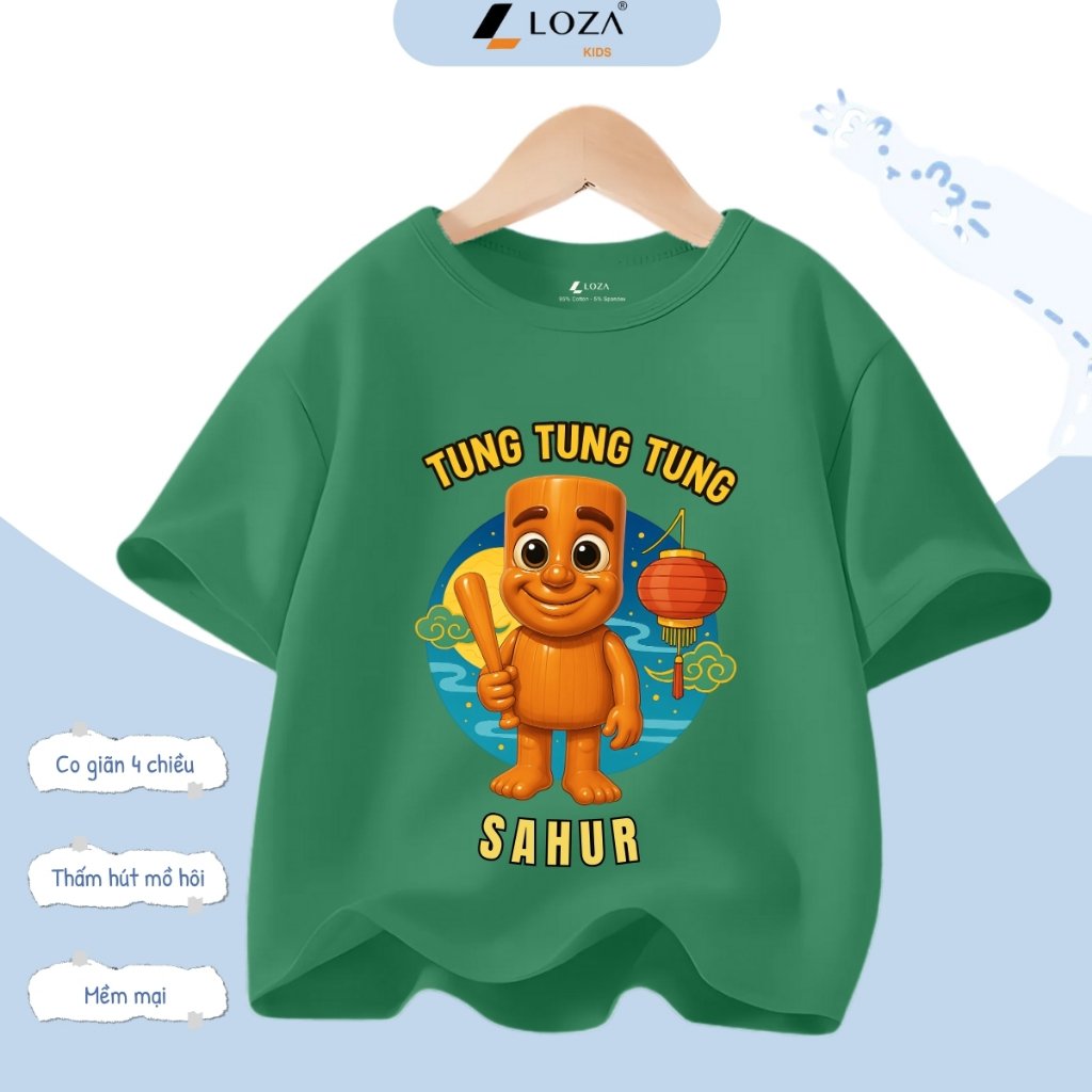 Áo thun Brainrot Tung tung tung sahur cho bé trai từ 15-45kg - Áo phông trẻ em Loza Kids - AT3238_thumbnail_2
