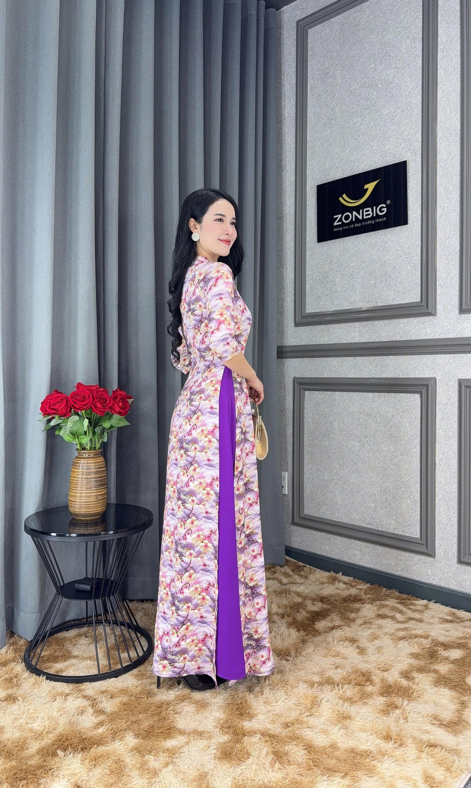 Đầm giả áo dài - Y2078 - Thương hiệu Zonbig_thumbnail_5