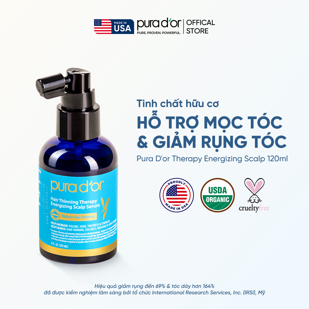 Tinh chất hữu cơ Therapy Energizing Scalp Giúp trẻ hóa da đầu - Giảm rụng tóc, mọc tóc chắc khỏe 120ml_thumbnail_1