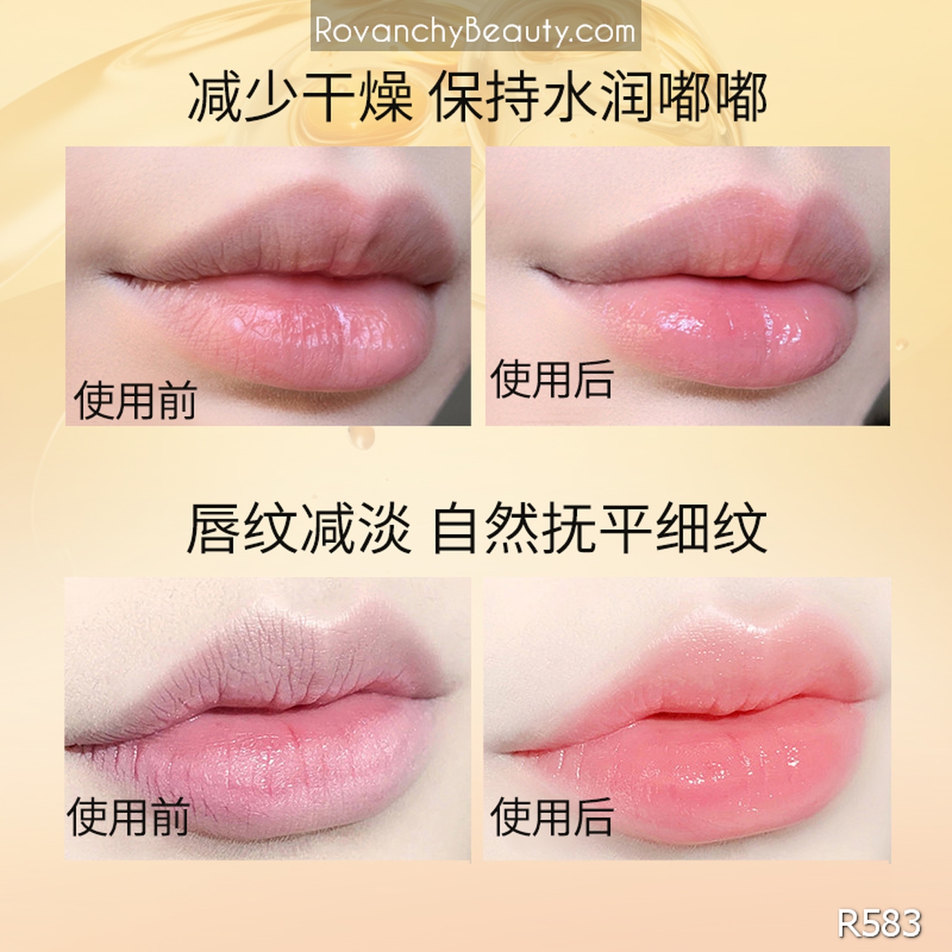 Son dưỡng đổi màu nhiệt độ R583 ROVANCHY- Dưỡng môi mềm mịn, sắc môi tự nhiên, 3.6g_thumbnail_4