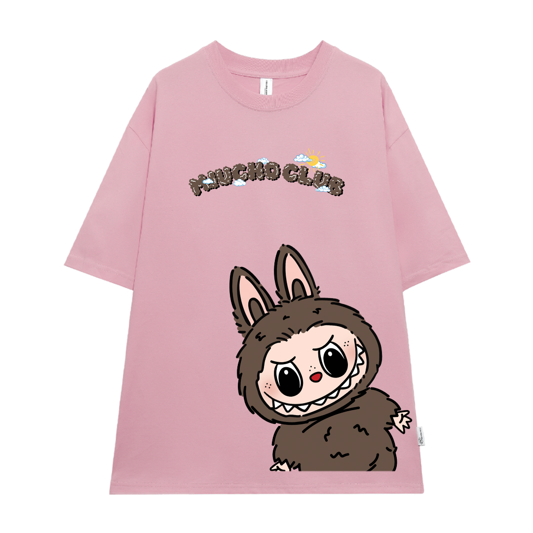 Áo phông labubu form rộng unisex ATD1437 Miucho tay ngắn cổ tròn in mix_thumbnail_9