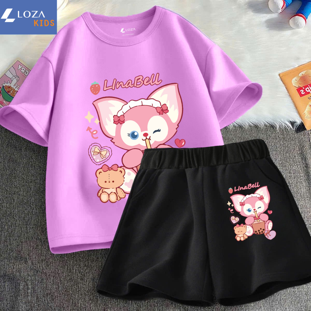 Đồ bộ bé gái in hình LinaBell - Loza SB227_thumbnail_3