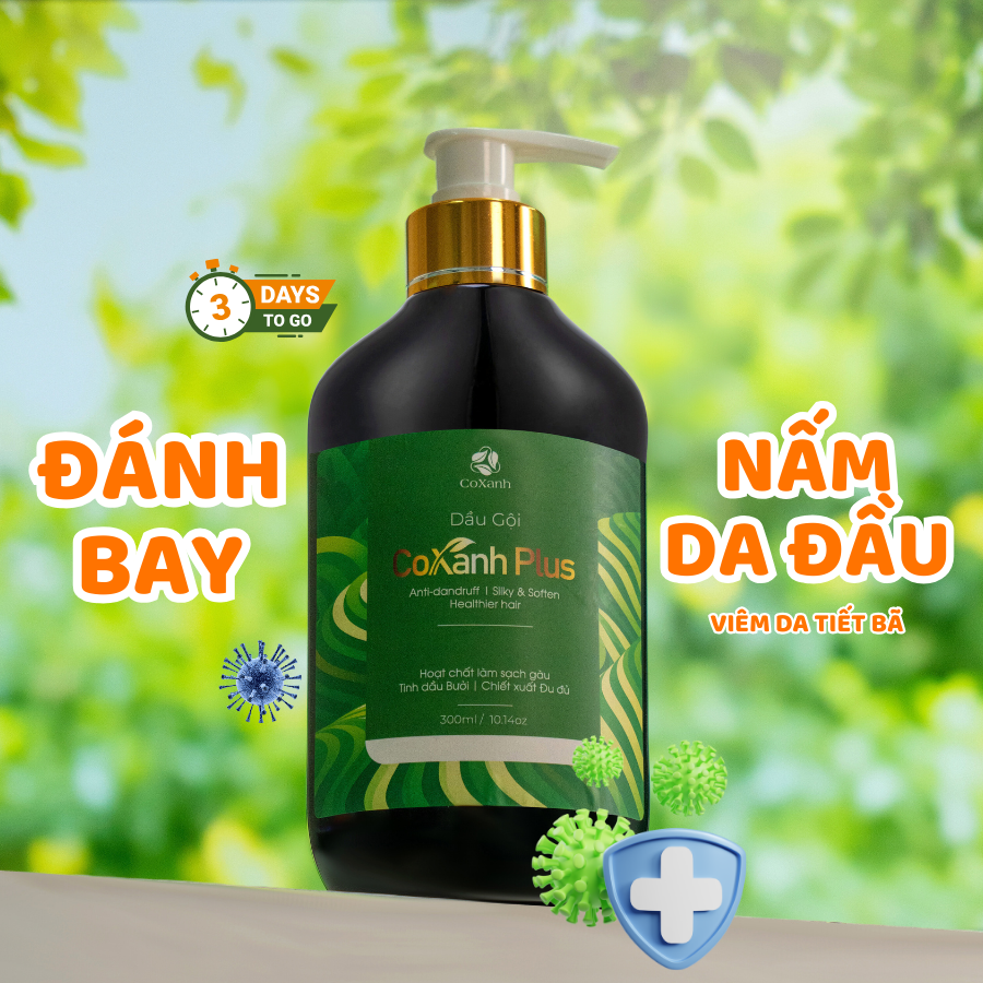 Dầu Gội Trị Nấm Cỏ Xanh Plus