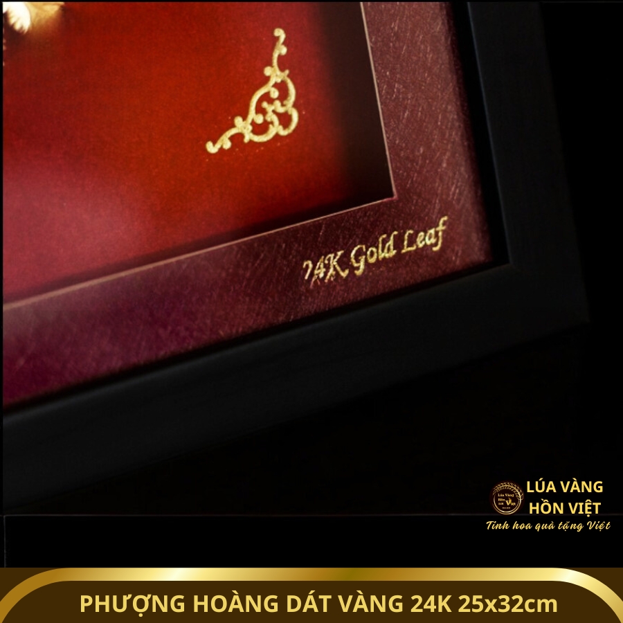 TRANH PHƯỢNG HOÀNG DÁT VÀNG 24K 25x32cm_thumbnail_3