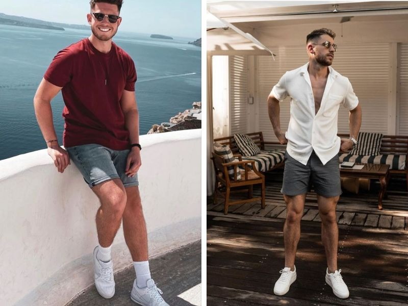 Khám phá 6+ cách phối giày với quần short nam trẻ trung, năng động