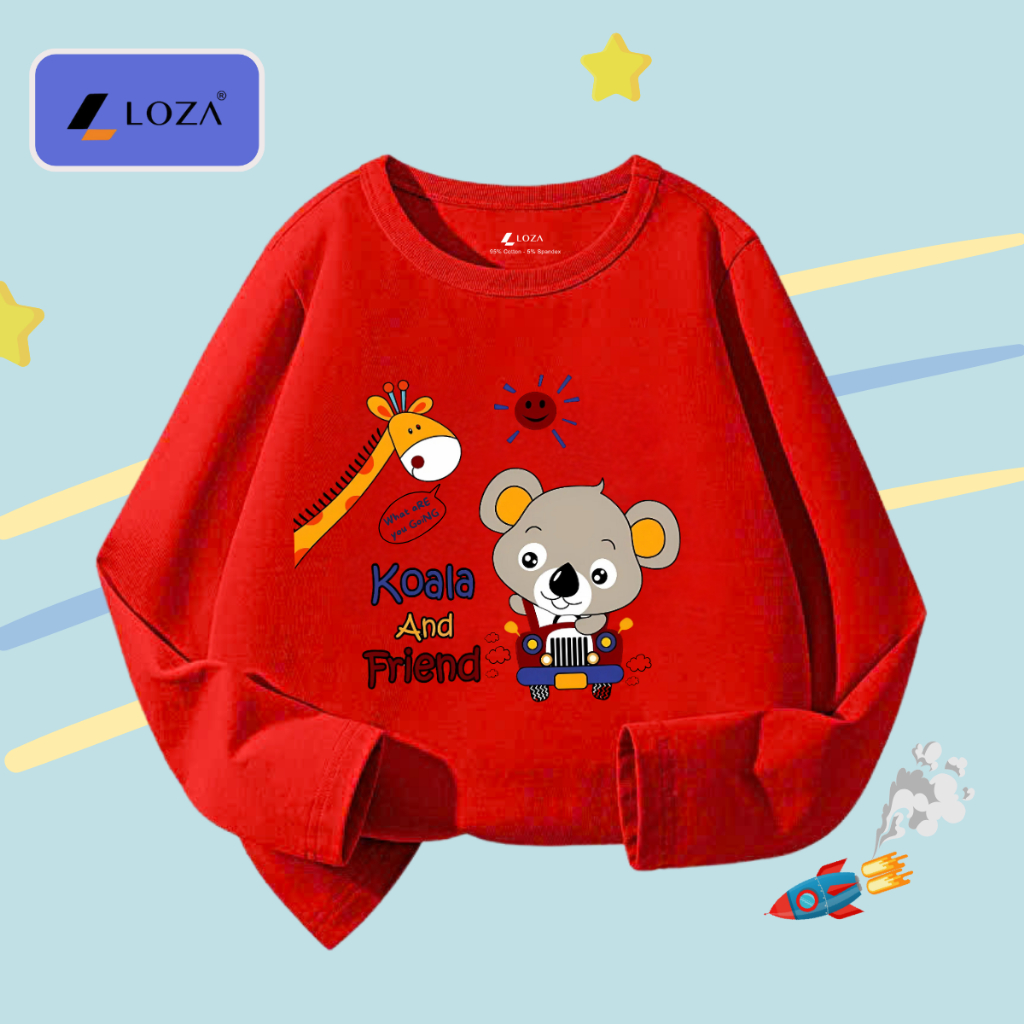 Áo thun dài tay bé trai in Koala and Friend - Loza Kids  KT3252_thumbnail_6