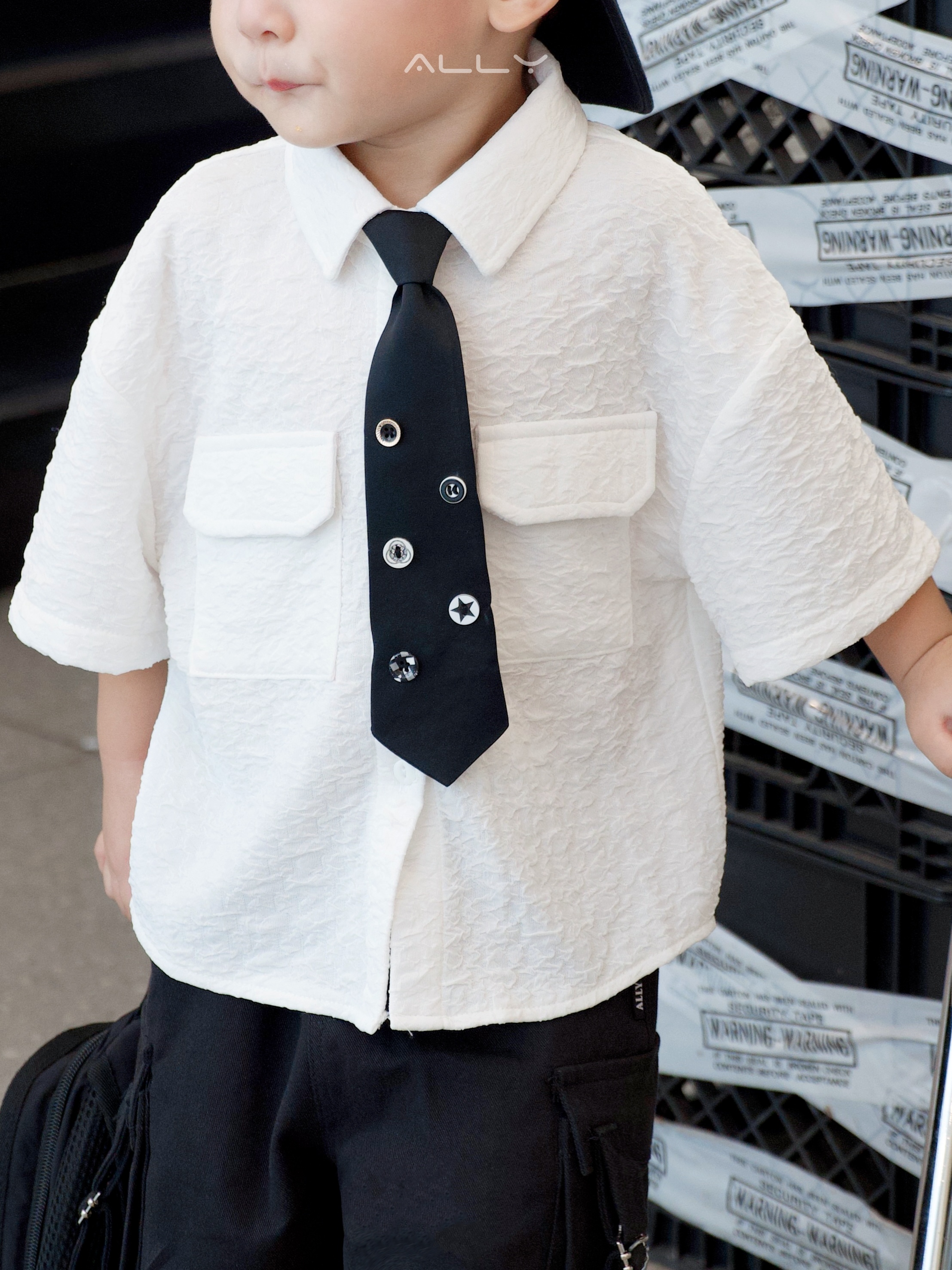 Sơ mi trắng kèm cà vạt cho bé A64_thumbnail_1