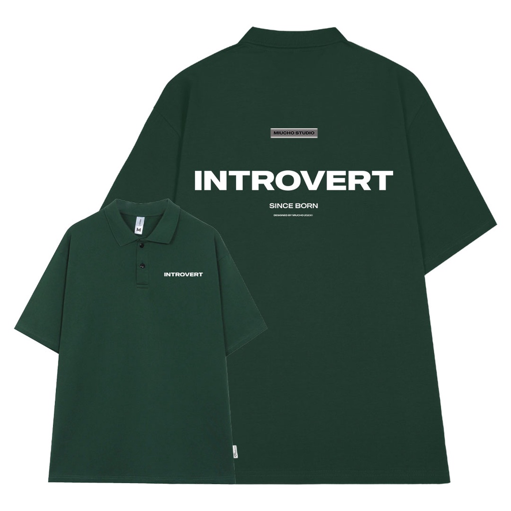 Áo polo unisex form rộng PL050 Miucho chất vải cotton in basic_thumbnail_0