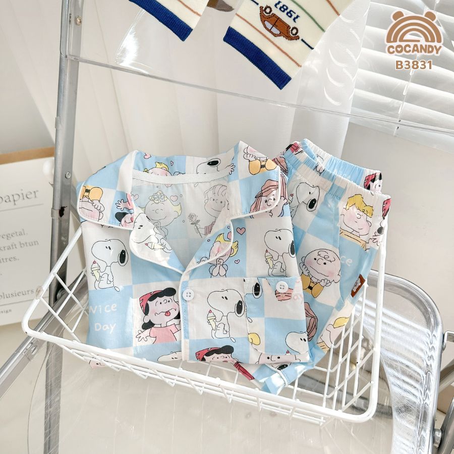 Bộ cộc pijama XANH Snoopy_thumbnail_5