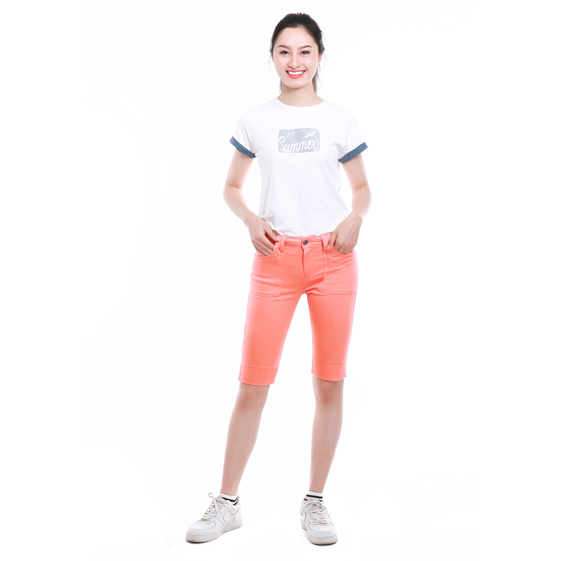 QUẦN LỬNG NỮ P7019 NARSIS VẢI KAKI BỀN, THOẢI MÁI, THỜI TRANG, PHONG CÁCH, THỜI TRANG, PHONG CÁCH_thumbnail_2